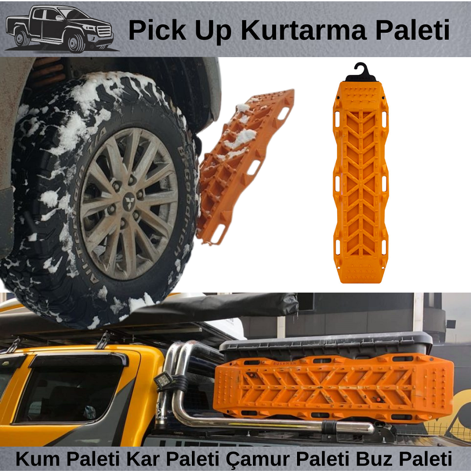 Kar Kum Paleti Pikap Kum Paleti Kar Paleti Çamur Paleti Buz Paleti