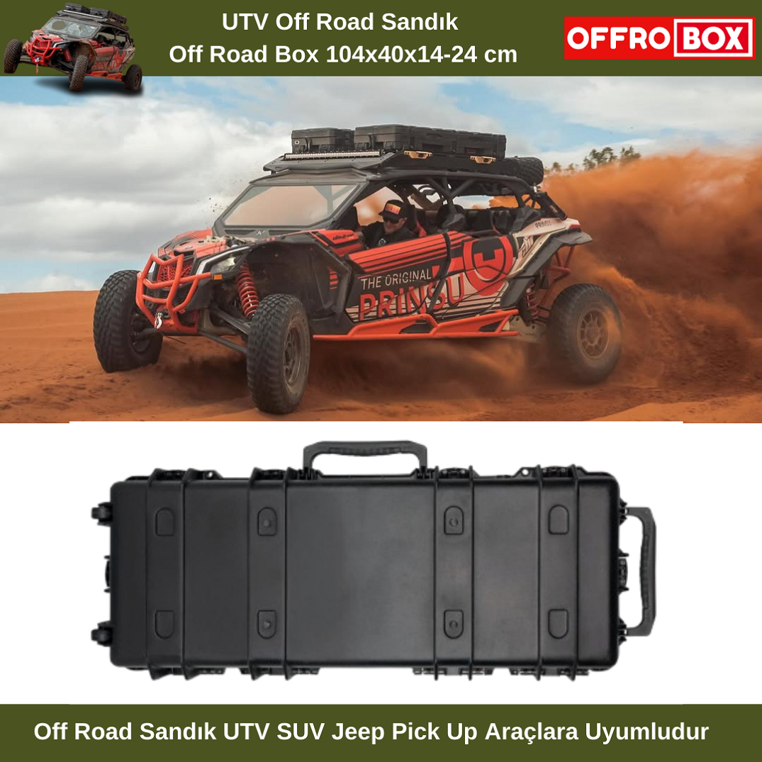 UTV Roof Box UTV Cargo Box UTV Off Road Box 104x40 cm