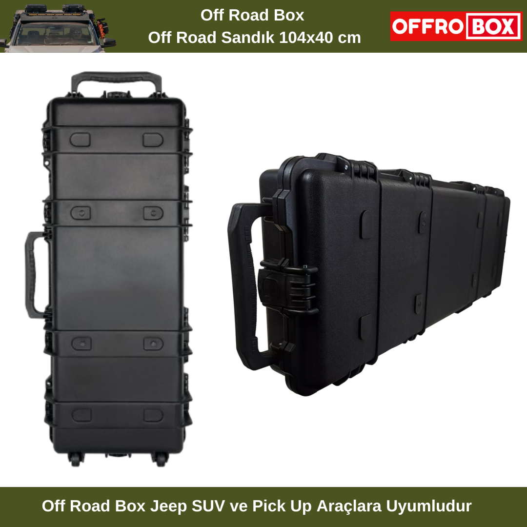 Kia Sorento Off Road Box Off Road Sandık Karnaval SUV Bagaj Box 104x40 cm