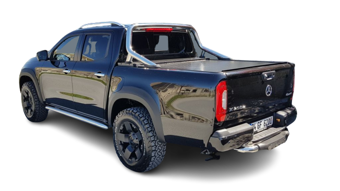 Навлака за товарен простор од алуминиум за камион Mercedes X-Class PTS со ролна